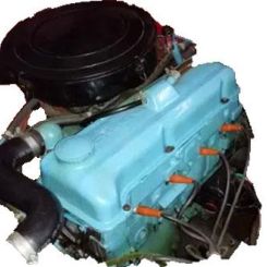 Motor 17 a Opel Rekord a 1700 (r3)