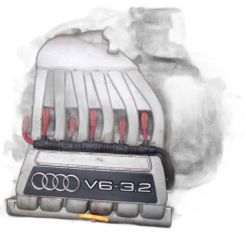 Motor 851y (zdjl), 851b (zdjl) Peugeot 505 break (551d) 2.2 ti
